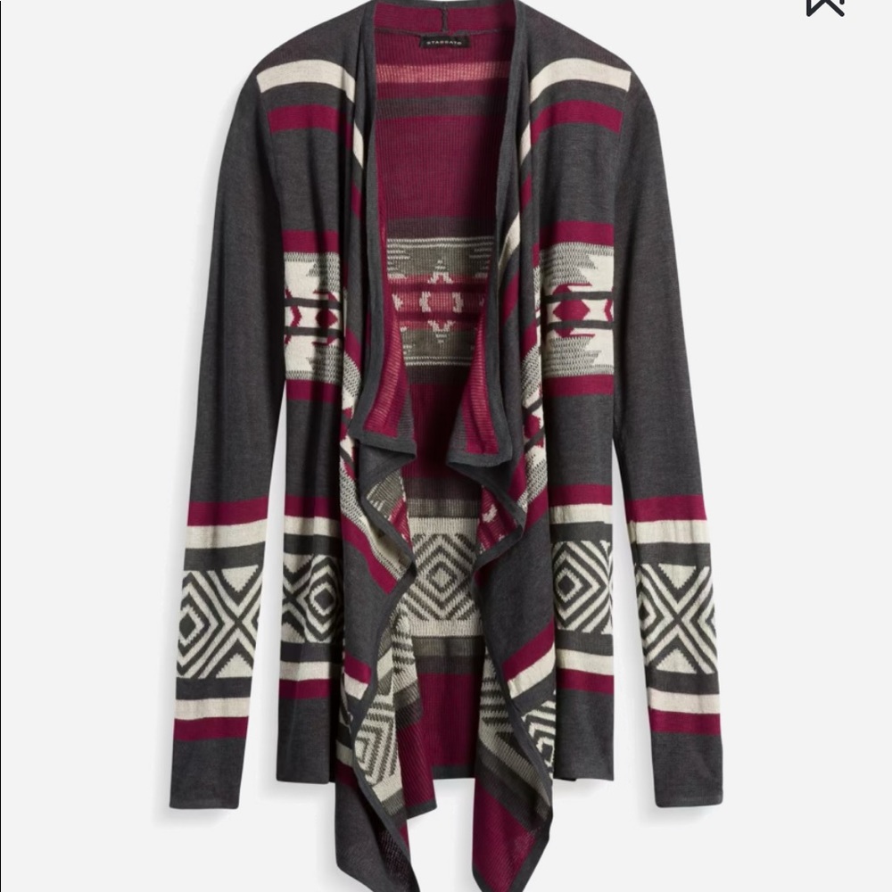 Staccato Open Front Drape Cardigan, size women’s small
